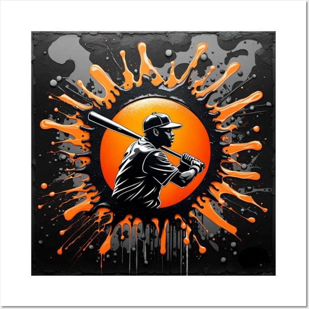 SF Giants Silouette Wall Art by SFGiantsFanMade